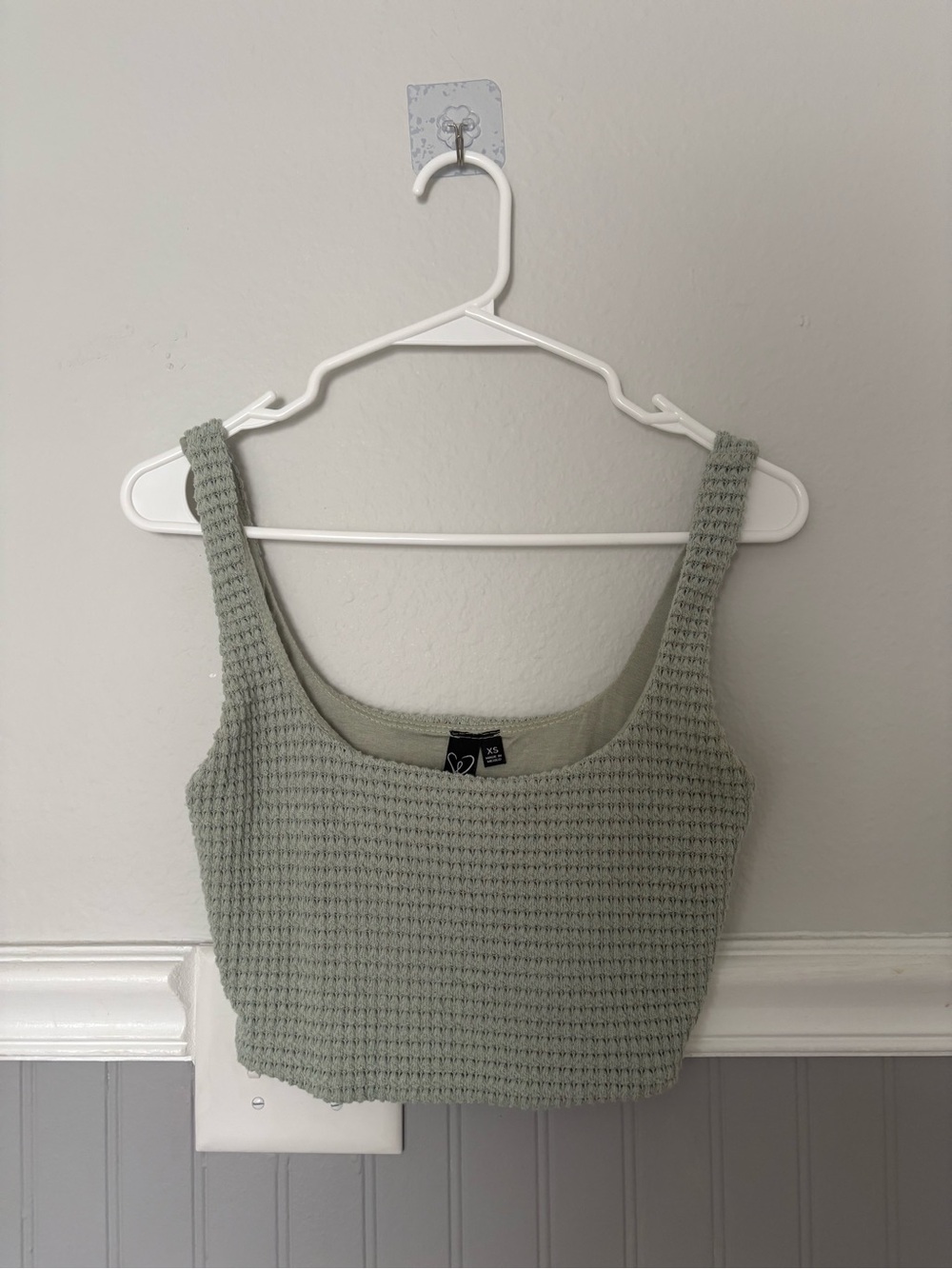 Windsor Waffle Knit Cropped Tank